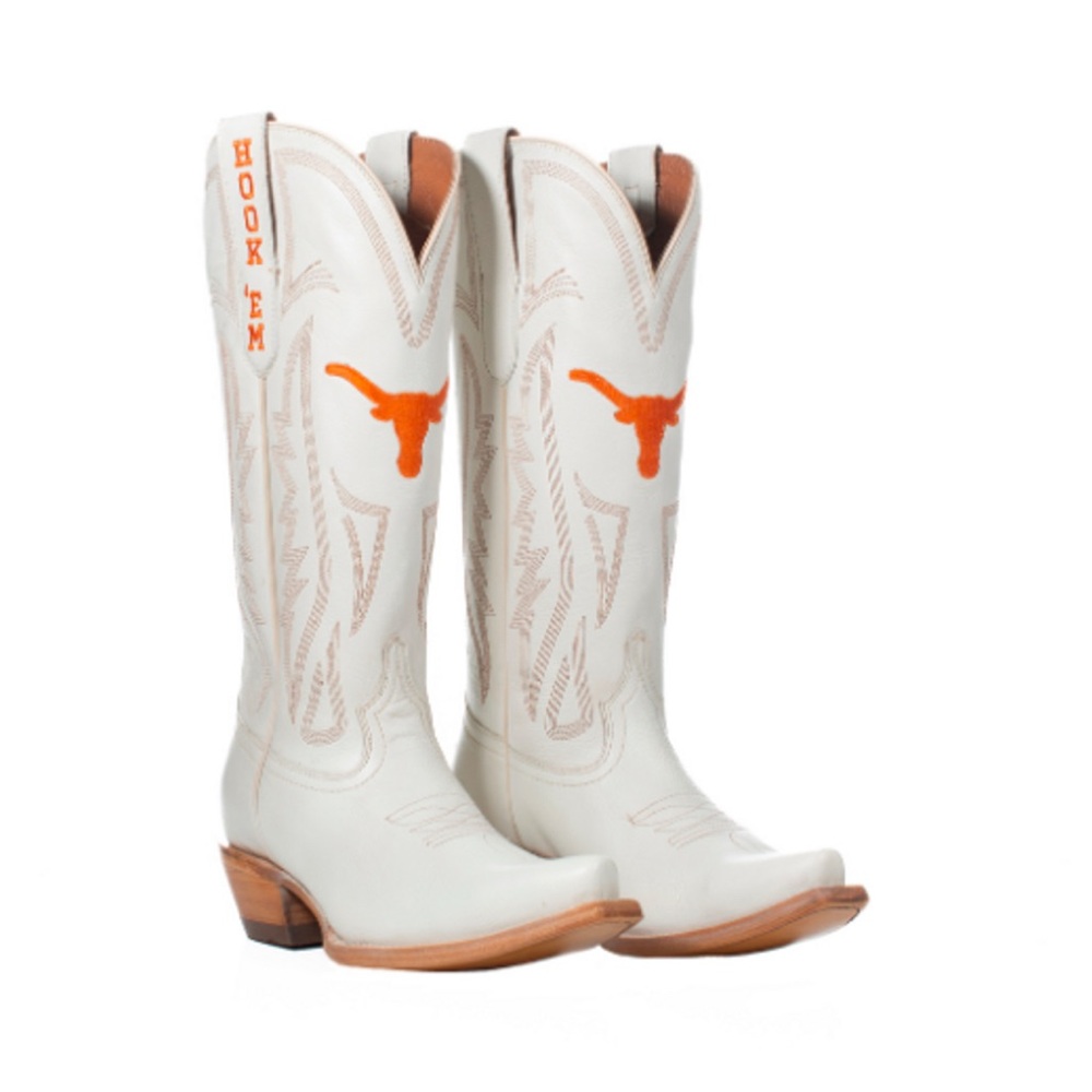 Texas Longhorn Gameday Boots! Worn once for a photoshoot. Size 7